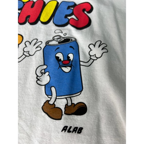 A Lab Mens Graphic Shirt Large Munchies Humor Funny - Picture 8 of 13